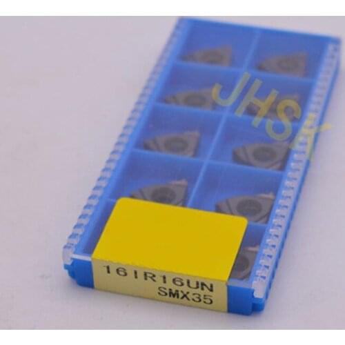 10pcs 16IR 16UN SMX35 Carbide Insert For Threading Turning Tool Boring BAR