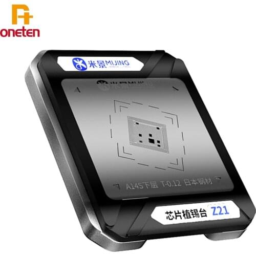 Mijing Z21 CPU Reballing Magnetic Platform For A8 A9 A10 A11 A12 A13 A14 Repair Adsorption Kit With Stencil
