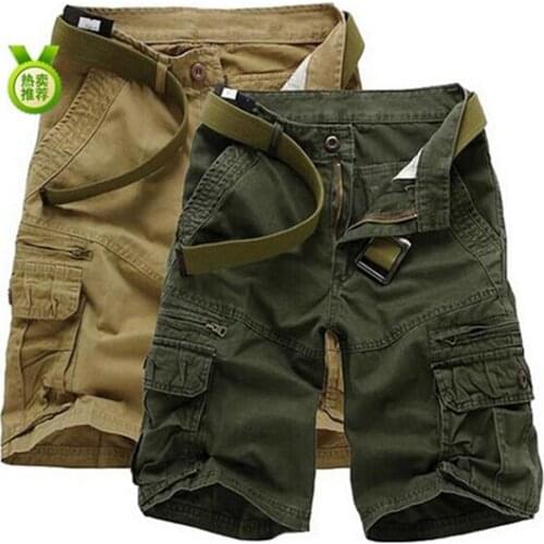 Men shorts 2015 New Summer style multi-pocket camouflage cargo shorts Top quality mens board shorts 5 colors