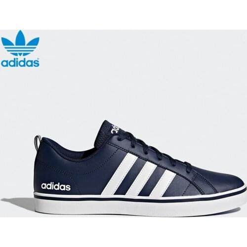 Original Adidas Pace Vs Male Sports Shoes B74493 Adidas Men 'S Sneaker Casual Navy Blue Color