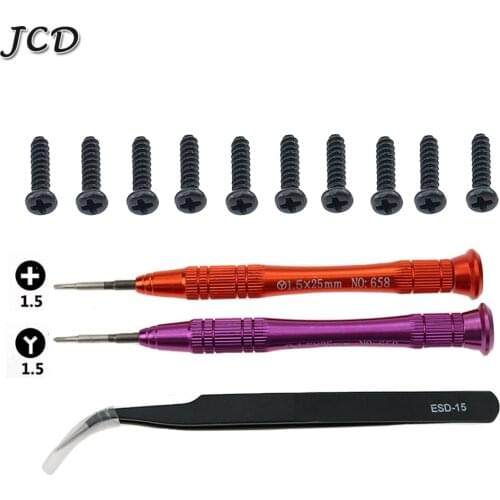 JCD 3 in 1 Tool Kit For Nintend Switch NS Console JoyCon Screwdriver With + Shape Type screws Gamepad Case Opening Repair Parts