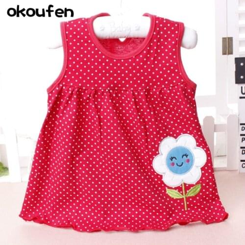 OKOUFEN Summer Dresses For Babies
