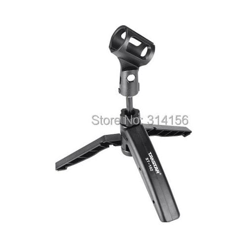 Original Takstar ST-102 Microphone Tripod ABS material plastic folding tripod for microphones