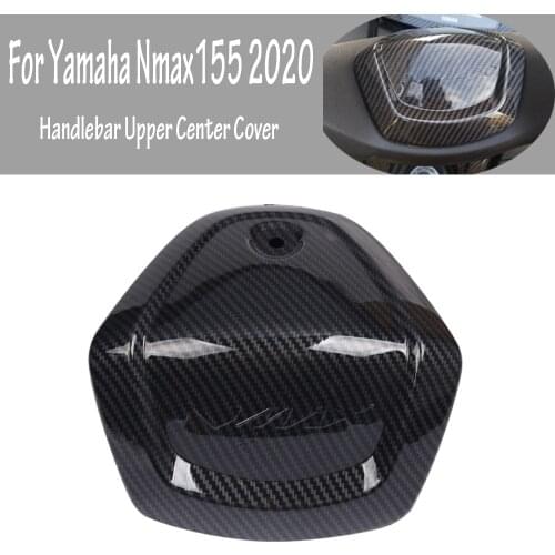 Front Mask Shell Cap for Yamaha Nmax155 NMAX 155 2020 Motorcycle Handle Handlebar Upper Center Cover Leading Cover Carbon Fiber