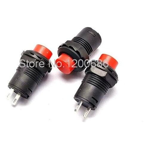 No lock switch / self-reset button switch / DS-425B 12MM red diameter