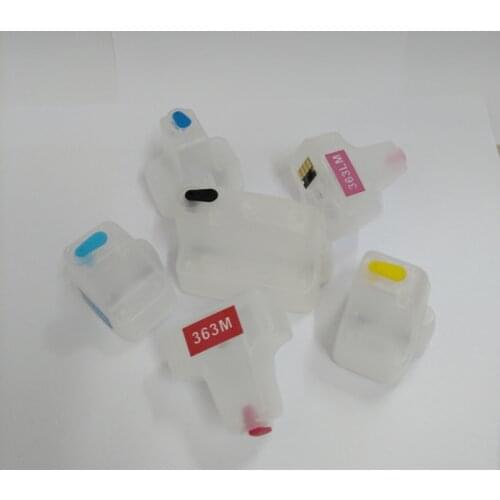 Vilaxh 363 Empty Refillable ink cartridge for HP 363 For HP Photosmart C5180 C6180 C7180 C7280 C8180 D6160 D6180 D7145