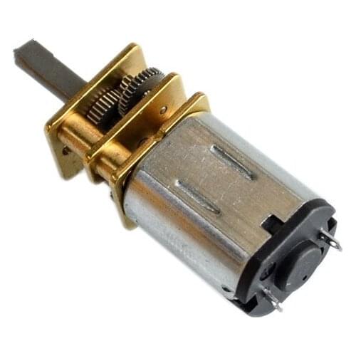 GA12-N20 DC 6V 100RPM Gear Motor Speed Reduction Gear DC Motor Electric Gear Box with Gearwheel for RC Robot DIY Engine Camera