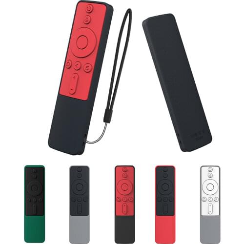 For Xiaomi Mi 4A 4C 4X 4S TV Voice remote Control Cover SIKAI Silicone Case Protective Cover with Remote Loop