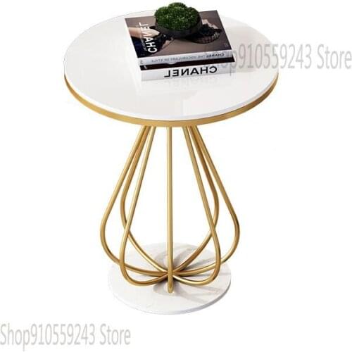 Water Drop Corner Table Marble Side Table Nordic Sofa Side Table Living Room Small Round Table Bedside Cabinet Creative Balcony