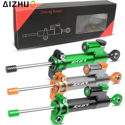 Universal Motorcycle Damper Steering Stabilize Safety Control For KAWASAKI ZX6R ZX-6R ZX 6R ZX6RR 2016 2015 2014 2013 2012 2011