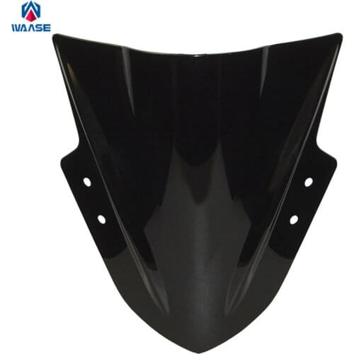Waase For Kawasaki Ninja 300 EX300 2013 2014 2015 2016 2017 2018 Double Bubble Windscreen Windshield Shield Screen