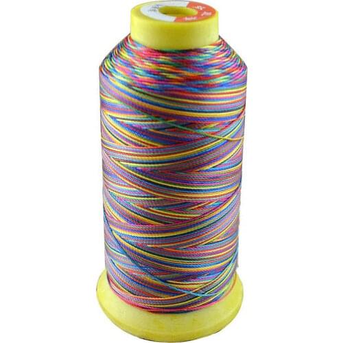 High Tenacity Nylon Thread Multicolor Machine Sewing Thread Embroidery Industrial Thread For Fabric DIY Accessory Free Shipping