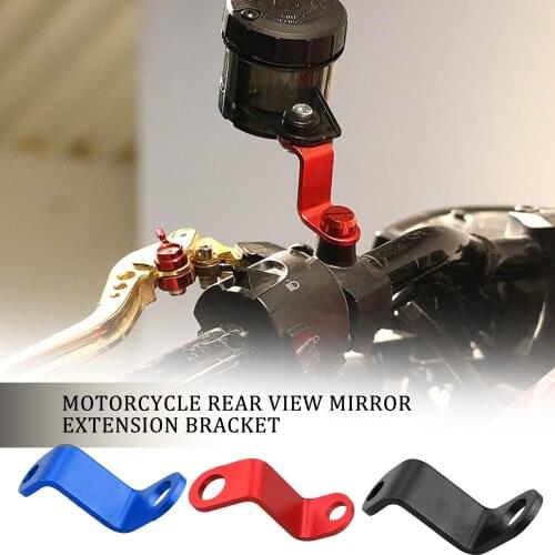 1PC 3Colors Universal Motorcycle Rear View Mirrors Extension Bracket Mount Holder Extender Motorcycle Accessories