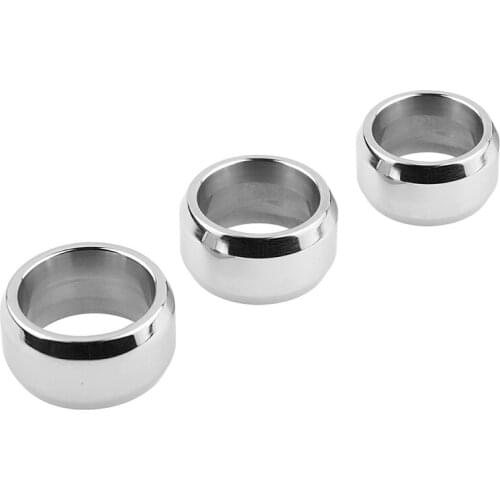 3 Sizes Stainless Steel Super Thick Penis Ring Male Ball Stretcher Scrotum Bondage Delay Ejaculation Ring BDSM Toys For Adults