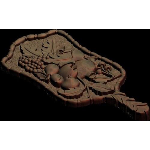 3D fruits relief for CNC router engrave Artcam Aspire type3 STL format file M473