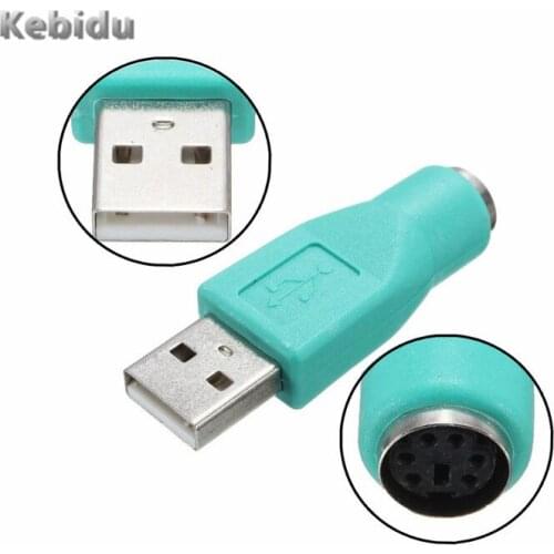 5pcs for PS2 Female Keyboard Mouse To USB Male Converter Connector Adapter For PC to for Sony PlayStation2 fo ps2 Keyboard Mouse