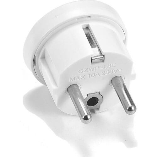 AU US To EU Adapter CN China Plug Adapter Australian AU To Euro KR Power Adapter Travel Plug Converter 2 Round AC Wall Charger