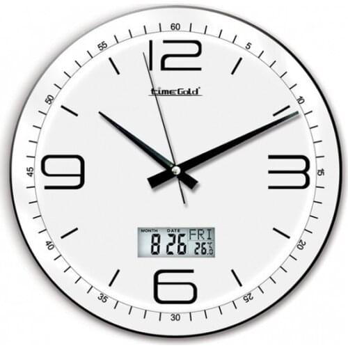 Time White Digital Decorative Wall clock Wall clock