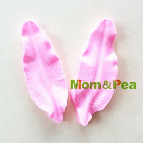 Mom&Pea MP108 Free Shipping Petal Silicone Press Mold Cake Decoration Fondant Cake 3D Mold Food Grade