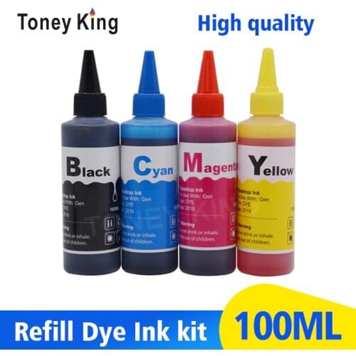 Toney King Dye Ink Refill Kit For Canon PG 440 PG440 PG-440 PG445 PG 445 PG-445 CL446 PG 510 PG510 CL511 Printer Ink Cartridge