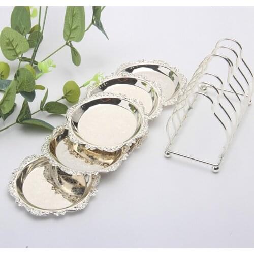Tableware Plate Set Cake Tray Snack Container Fruit Circular Dish Jewelry Candy Dried Food Container Christmas Cutlery One Set