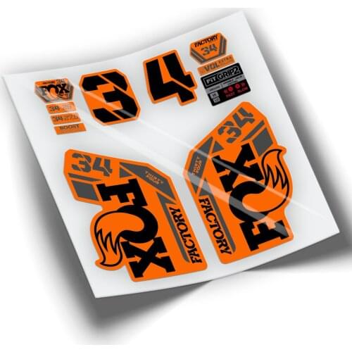 Pegatinas hairpin clip FOX 34 FACTORY 2021 WP319 STICKERS