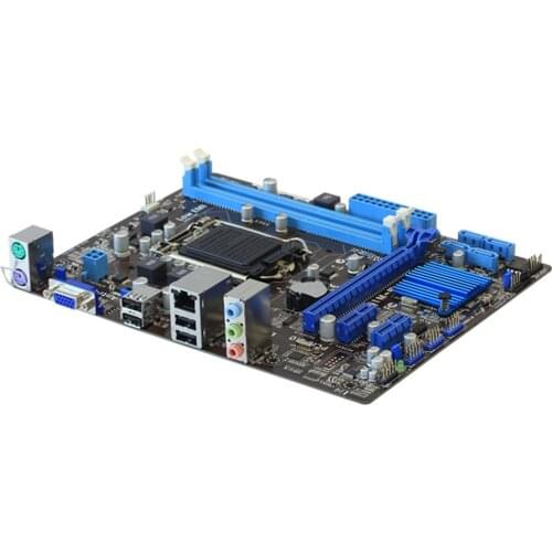 For Asus H61M-E Desktop Motherboard H61 Socket LGA 1155 i3 i5 i7 DDR3 16G uATX UEFI BIOS Original Used Mainboard DVI On Sale