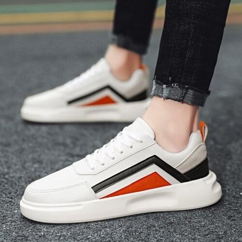 2021 new version trendy fashion casual comfortable sports Korean wave wild thick-soled mens shoes white shoes sneakers