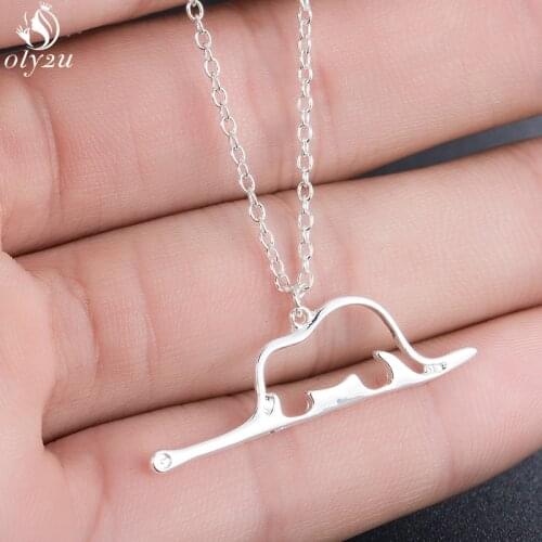 New Fashion Little Prince Necklace for Women Girls Jewelry Le Petit Prince Charms Necklace Snake Elephant Necklace Choker