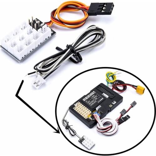 Light System Expansion Board PH2.0 Expansion Module for Tamiya MFC-03 1/14 RC Truck Scania Actros 1:10 RC Crawler TRX4 SCX10