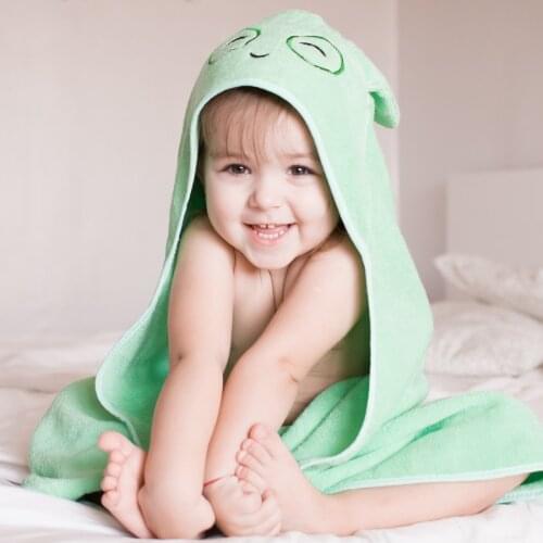 100% Cotton Baby Cotton Towel Poncho Newborn Stuff Infant Baby Bath Towel Kids Hooded Blanket Hooded Towels Baby Stuff