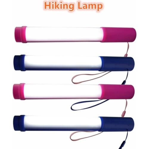 Portable LED flashlight USB rechargeable LED emergency lamp for hiking camping home lighting DC 5V USB RGB Dimmable