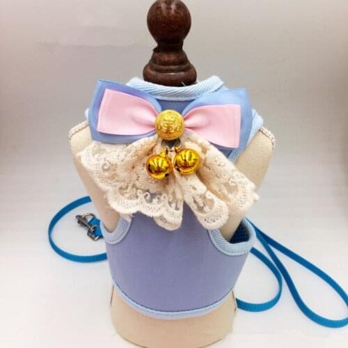 Dog Harness Vest Pet Dog Leash Lead Set Puppy Yorkshire Poodle Bichon Pomeranian Pug French Bulldog Accessories Dropshipping