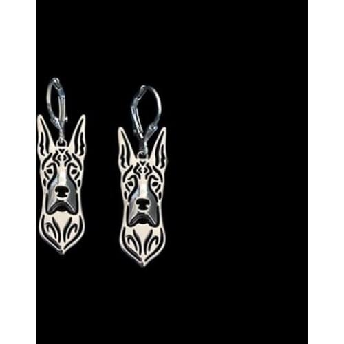 Drop Shipping-Ears Up Great Dane Earrings