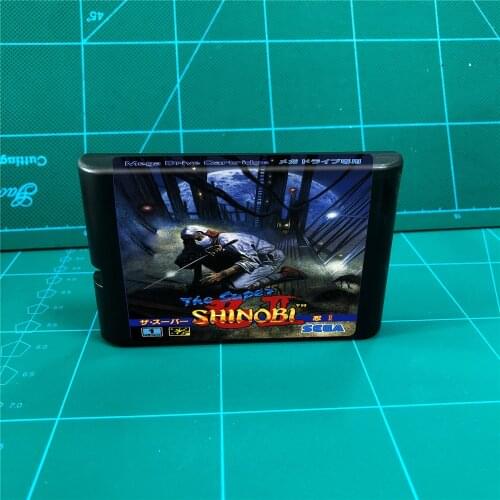 The Super Shinobi II 2 - 16 bit MD Games Cartridge For MegaDrive Genesis console