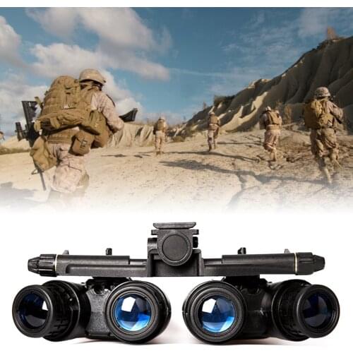 Tactical Airsoft Helmet GPNVG 18 Night Vision Goggle NVG Model +Plastic L4G24 NVG Mount BK/DE
