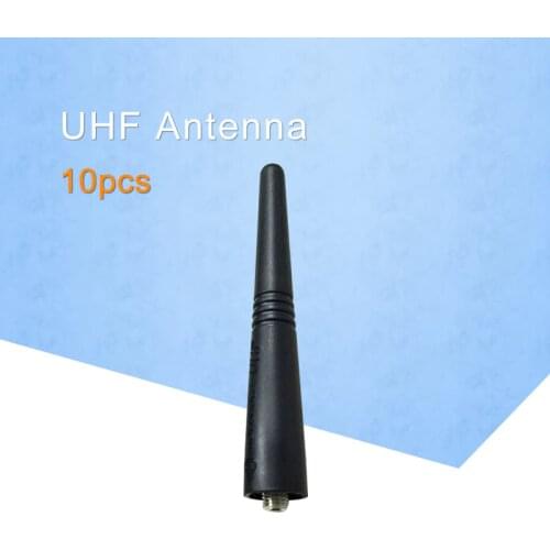 Generic 10 X UHF Stubby Antenna for Motorola Radio HT1250 GP300 CP200 GP328 EP450 PR400