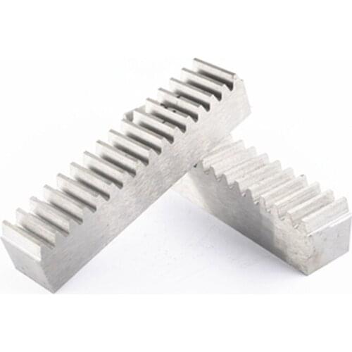 1pc 1Mod 1 Modulus spur rack 1000mm1.5Mod 2Mod 2.5Mod pinion High Precision Gear Rack steel/Opening holt type rack