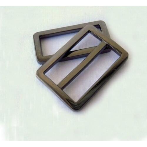 1.25" Gunmetal triglide slider & buckle for adjustable straps