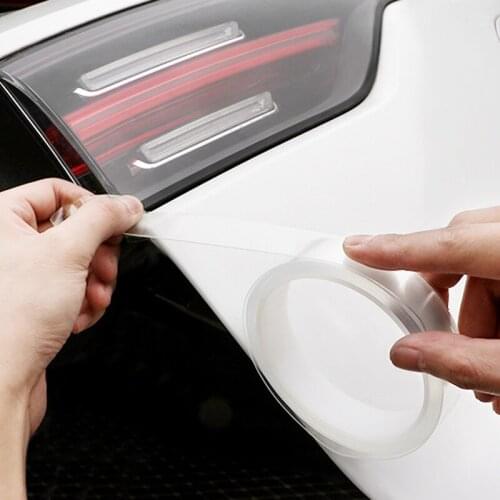 1 Pcs 3 Meters Car Bumper Protecting paint surface Scratch Prevention body transparent Automobile paint Protective Film