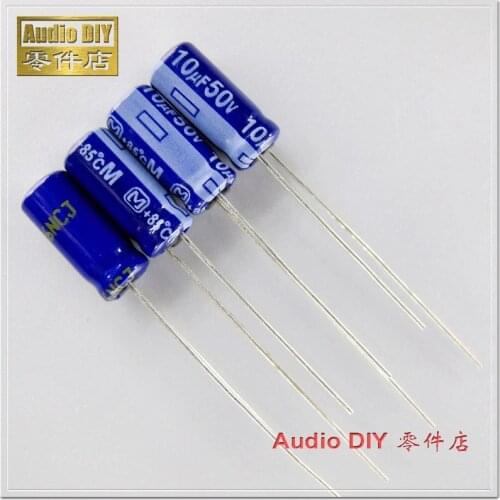 20PCS/100PCS M Series 10uF 50V 50V10UF Electrolytic Capacitor