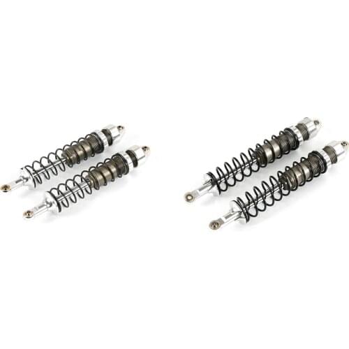 Aluminum 10mm front shock absorber+10mm rear shock absorber for 1/5 hpi baja 5b parts rovan km baja rc cars
