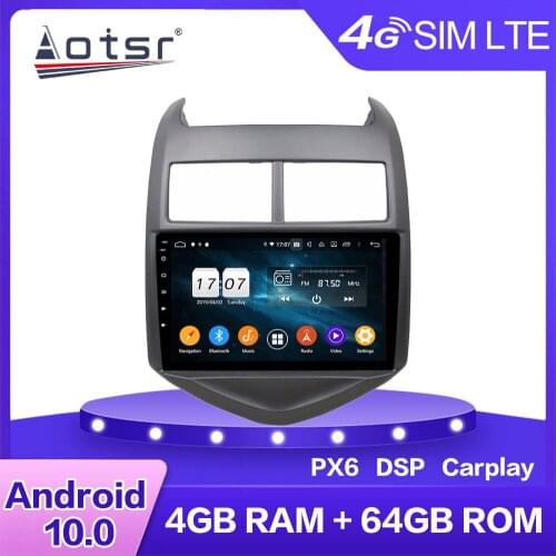 Car Android DVD Player For Chevrolet Aveo Sonic 2011 - 2017 Multimedia Radio Stereo Car GPS Navigation 4G LTE WIFI BT Head Unit