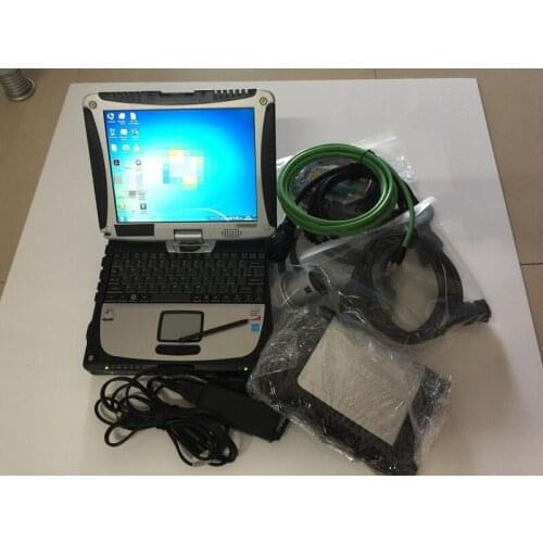 CF-19 Laptop 4G used computer plus mb star c4 sd connect compact 4 V2020.12 hdd full set for Mersedes car truck diagnostic tool