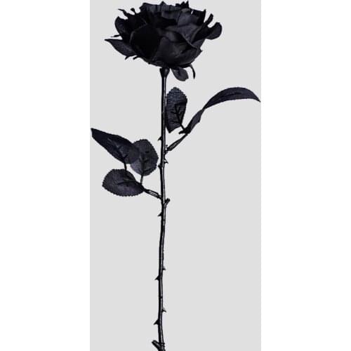 51/61cm Artificial Rose Black Red White Fake Rose Dried Flowers Artificial Plants For Party Wedding Decoration Flowers