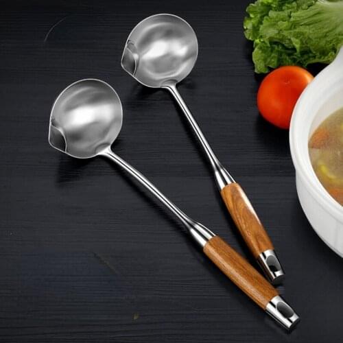 Stainless Steel Grease Trap Oil Soup Separation Artifact Kitchen Oil Skimmer Filter Oil Colander Gadget