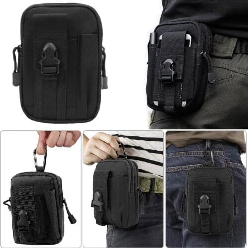 2021 Men Tactical Molle Pouch Tactical Military Belt Waist Bag Pack Small Pocket Outdoor Running Travel Camping Phone Pouch Bag