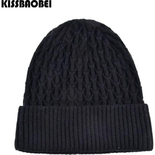 Unisex Beanie Hat For Men Winter Cap Skullies Beanies Men Solid Color Knitted Hats Women Fashion Casual Caps chapeau femme