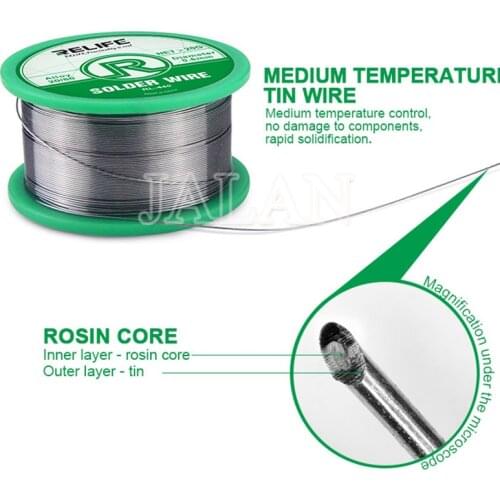 RELIFE Solder Wire 0.3/0.4/0.5/0.6mm Rosin Core Tin Wire Roll Reel Welding Line