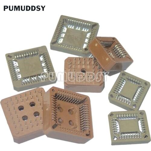 10PCS PLCC IC Socket PLCC32 PLCC44 SMD DIP PLCC Socket Adapter